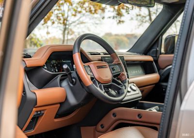 2026 Land Rover Defender OCTA interior in Burnt Sienna