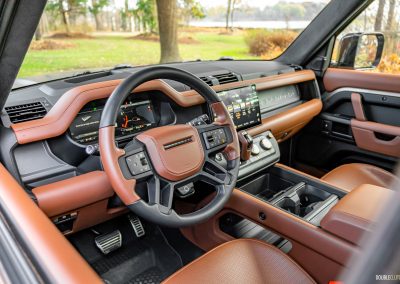 2026 Land Rover Defender OCTA interior in Burnt Sienna