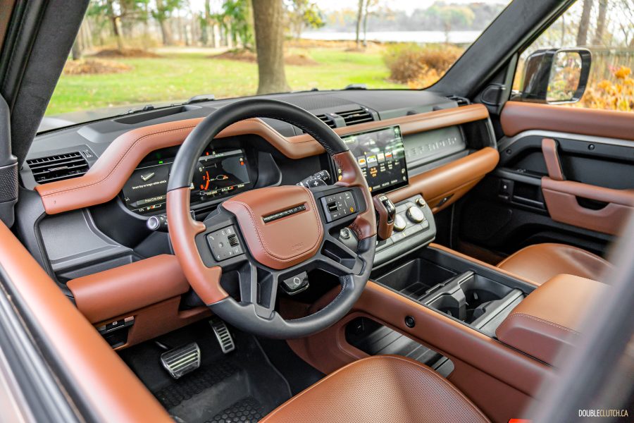2026 Land Rover Defender OCTA interior in Burnt Sienna