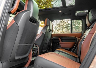 2026 Land Rover Defender OCTA interior in Burnt Sienna