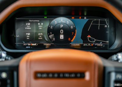 2026 Land Rover Defender OCTA interior in Burnt Sienna