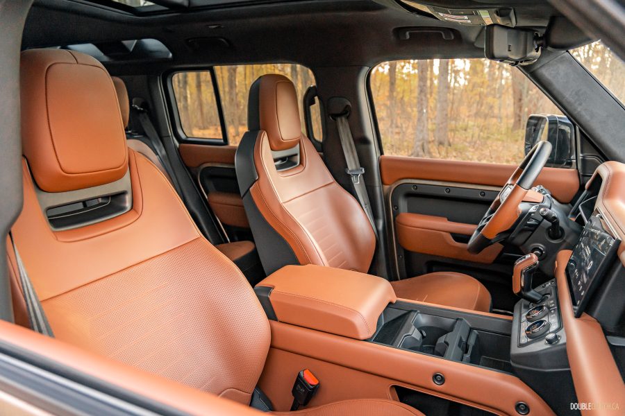 2026 Land Rover Defender OCTA interior in Burnt Sienna