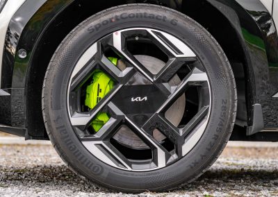 2026 Kia EV9 GT close up wheel and brake