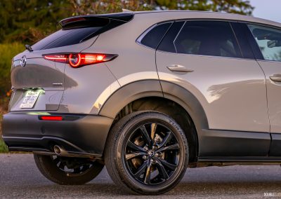 2025 Mazda CX-30 GT in Aero Grey rear