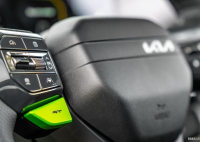 2026 Kia EV9 GT interior close up GT button