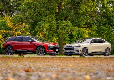 2025 Chevrolet Blazer EV SS vs. 2025 Ford Mustang Mach-E GT