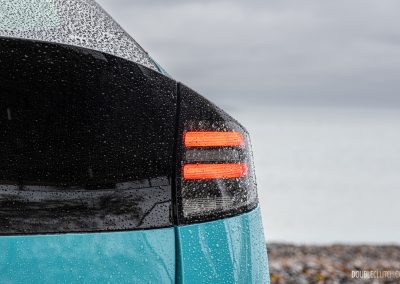 2026 Nissan Leaf in Seabreeze Blue close up