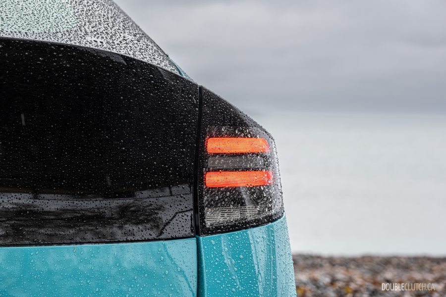 2026 Nissan Leaf in Seabreeze Blue close up
