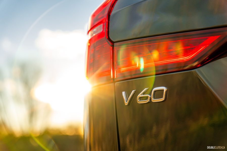 2026 Volvo V60 Cross Country in Forest Lake green with lens flare