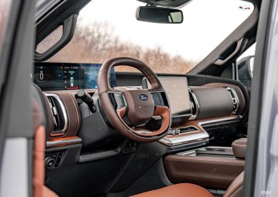 2025 Ford Expedition King Ranch interior in Mesa Del Rio leather