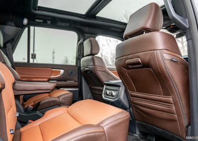 2025 Ford Expedition King Ranch interior in Mesa Del Rio leather