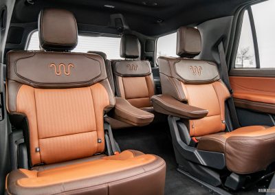 2025 Ford Expedition King Ranch interior in Mesa Del Rio leather