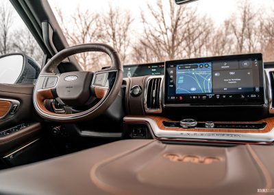 2025 Ford Expedition King Ranch interior in Mesa Del Rio leather