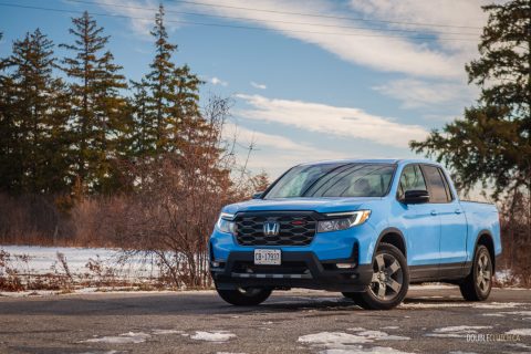 2025 Honda Ridgeline TrailSport in Diffused Sky blue