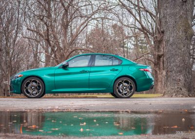 2025 Alfa Romeo Giulia Intensa in Verde Fangio green