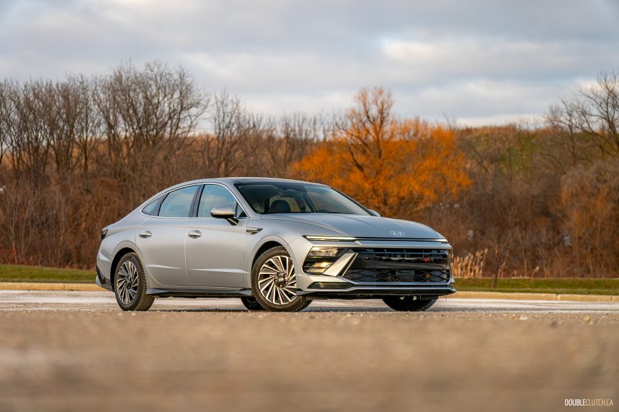 2026 Hyundai Sonata Hybrid in matte Aero Silver