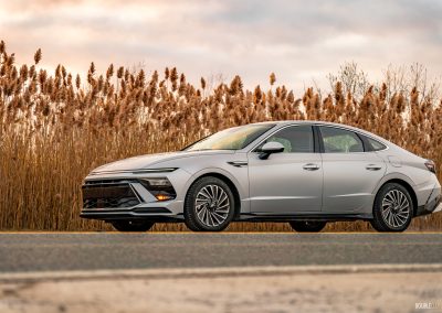 2026 Hyundai Sonata Hybrid in matte Aero Silver