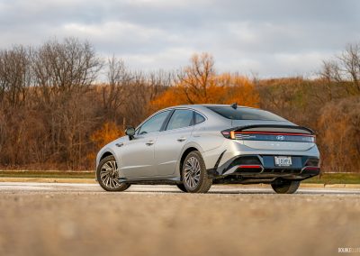 2026 Hyundai Sonata Hybrid in matte Aero Silver