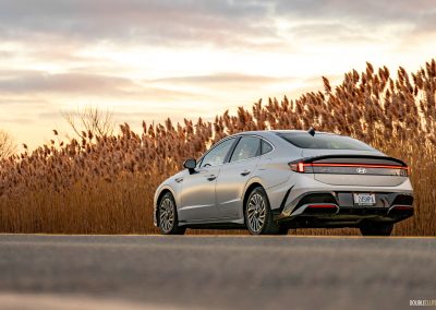 2026 Hyundai Sonata Hybrid in matte Aero Silver