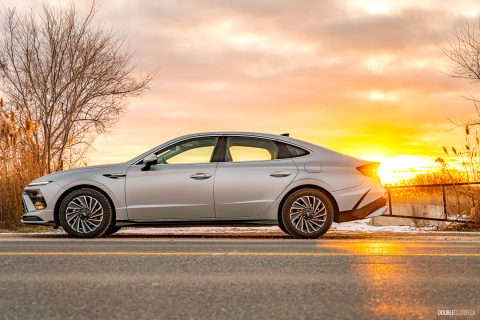 2026 Hyundai Sonata Hybrid in matte Aero Silver