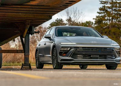 2026 Hyundai Sonata Hybrid in matte Aero Silver