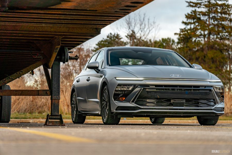 2026 Hyundai Sonata Hybrid in matte Aero Silver