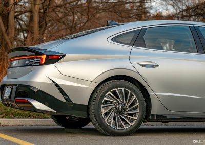 2026 Hyundai Sonata Hybrid in matte Aero Silver