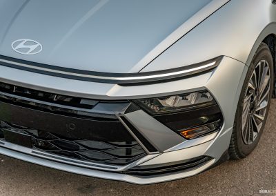 2026 Hyundai Sonata Hybrid in matte Aero Silver