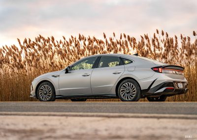 2026 Hyundai Sonata Hybrid in matte Aero Silver
