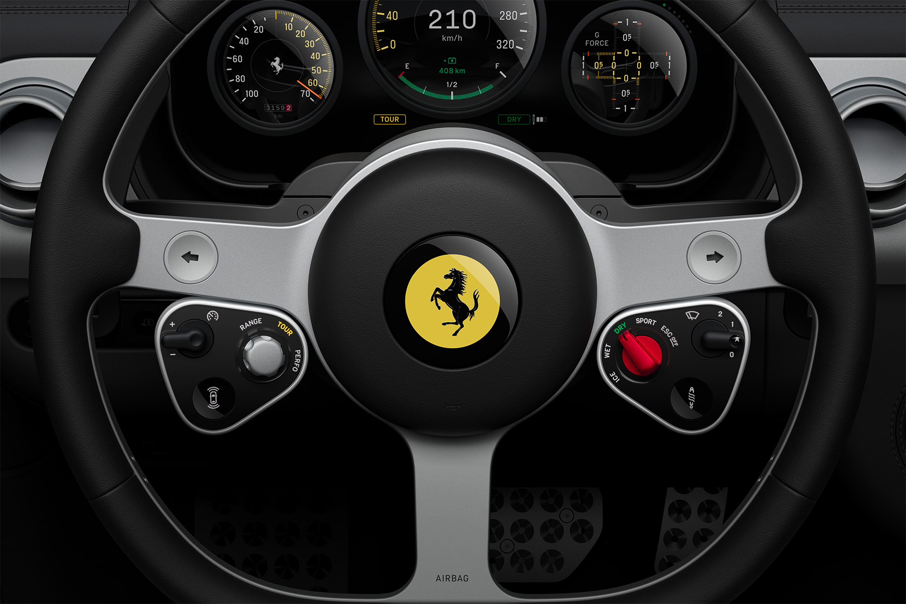 Ferrari Luce interior