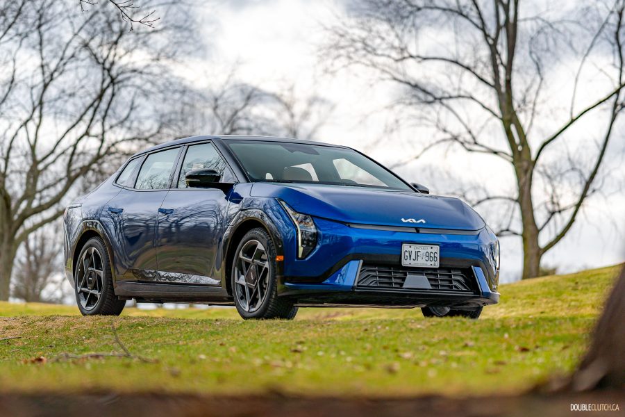 2026 Kia EV4 in Yacht Blue