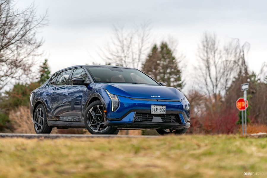 2026 Kia EV4 in Yacht Blue